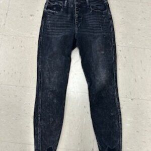 Kancan black jeans, high rise, ankle skinny, size 29